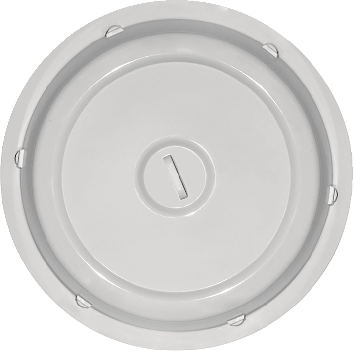 Plastic cover with handle grey high temp 23cm