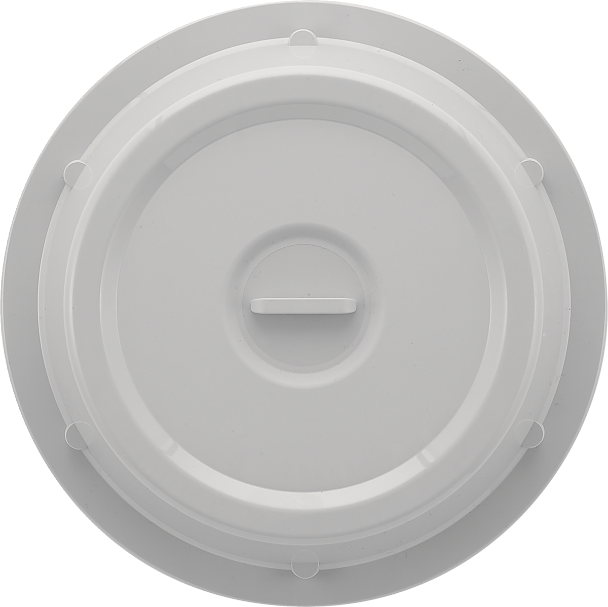 Plastic cover with handle grey high temp 24cm