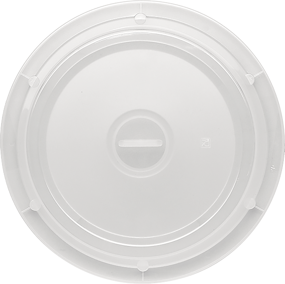 Plastic cover with handle semi-lucent high opaque 26cm