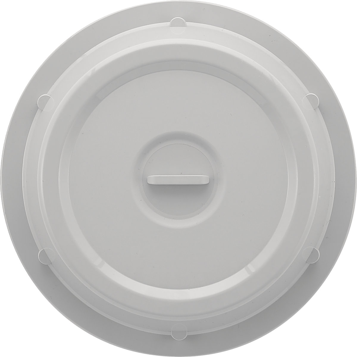 Plastic cover with handle grey high temp 25cm