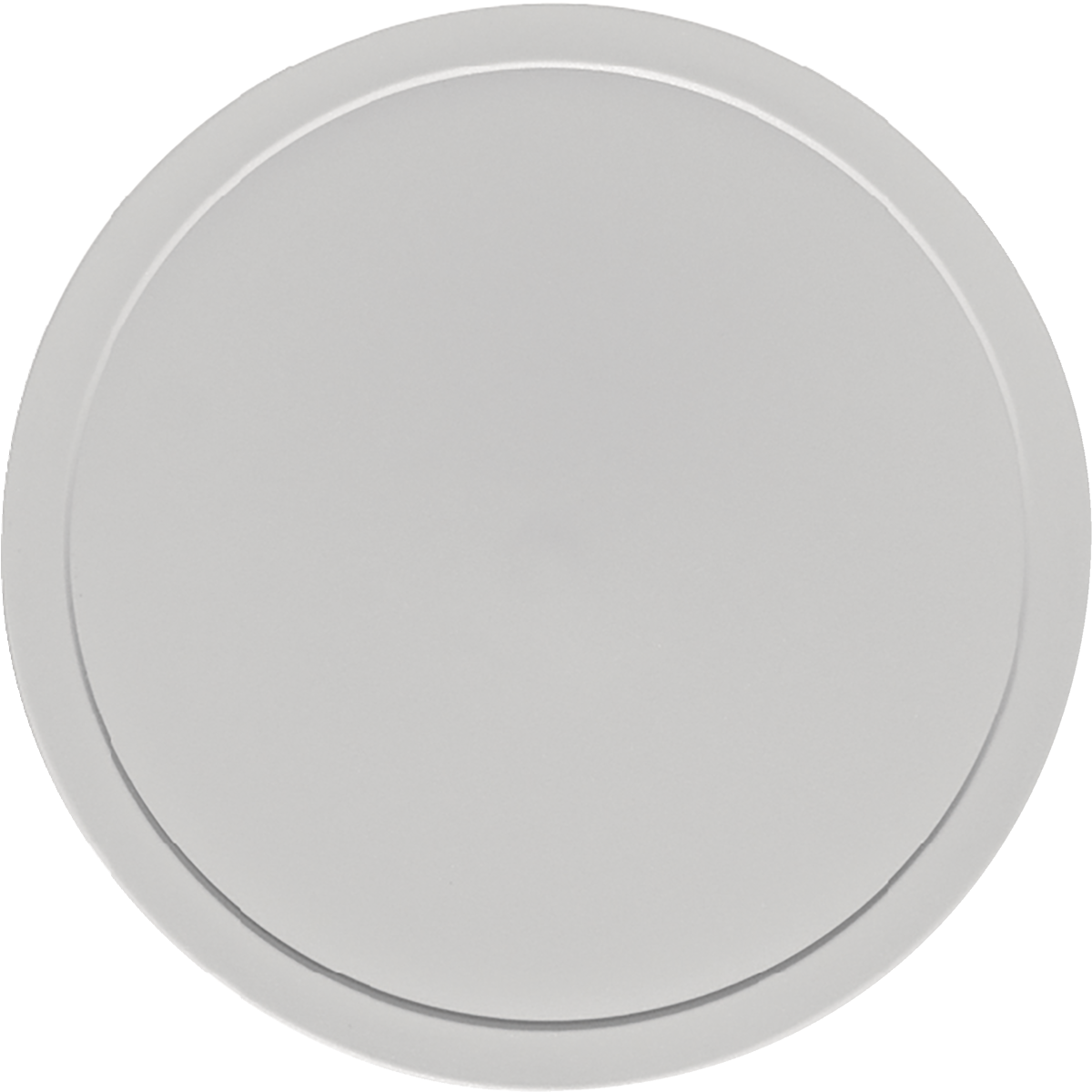 Plastic cover grey flat grey 18cm