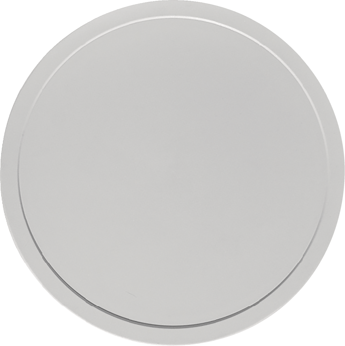 Plastic cover round gray flat, high temp, 20cm