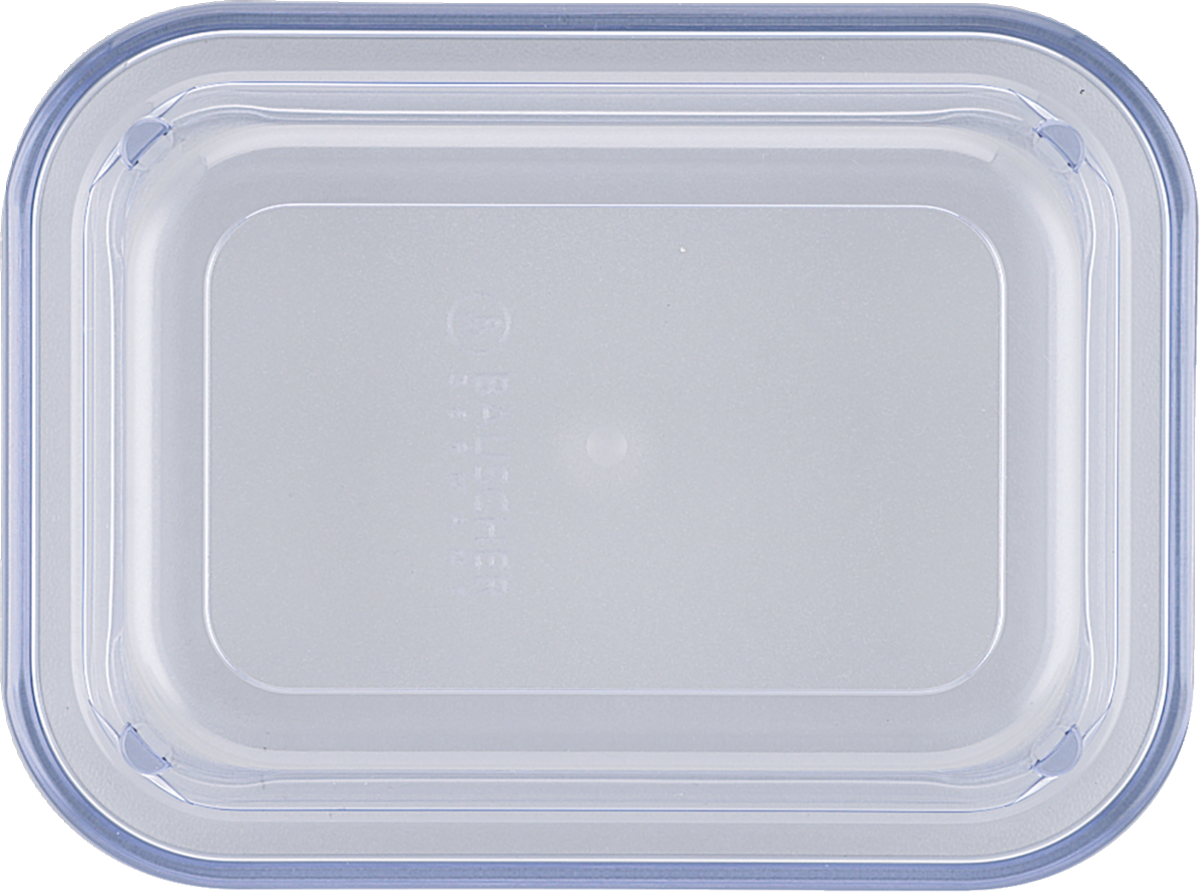 Plastic cover lucent-blue high 12x9cm