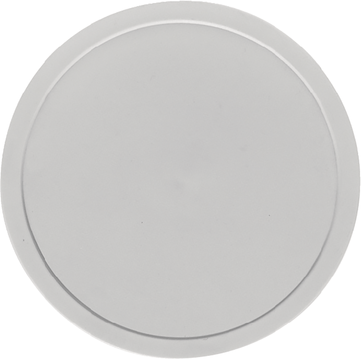 Plastic cover gray flat gray 14cm