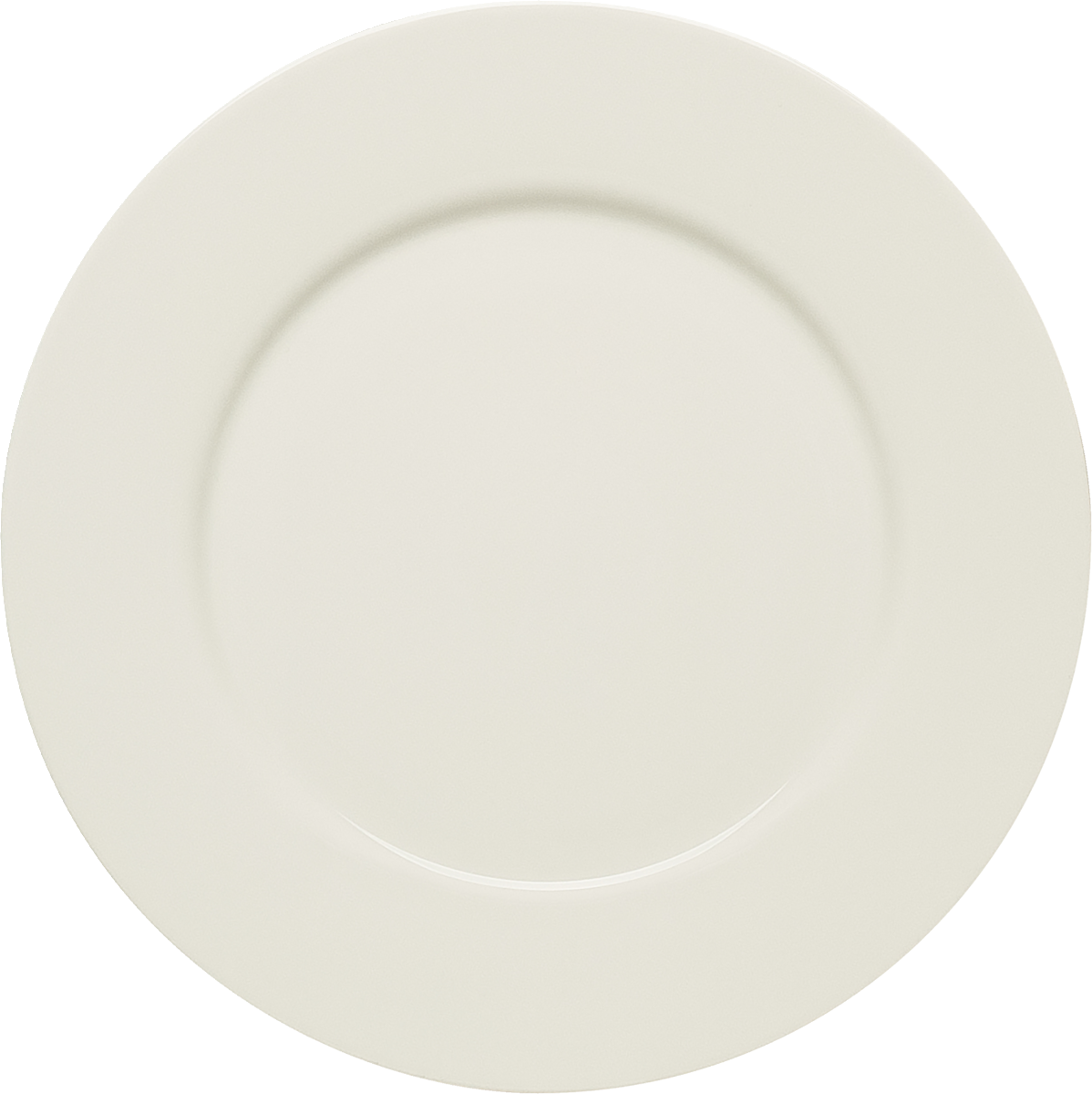 Plate flat round with rim 22cm