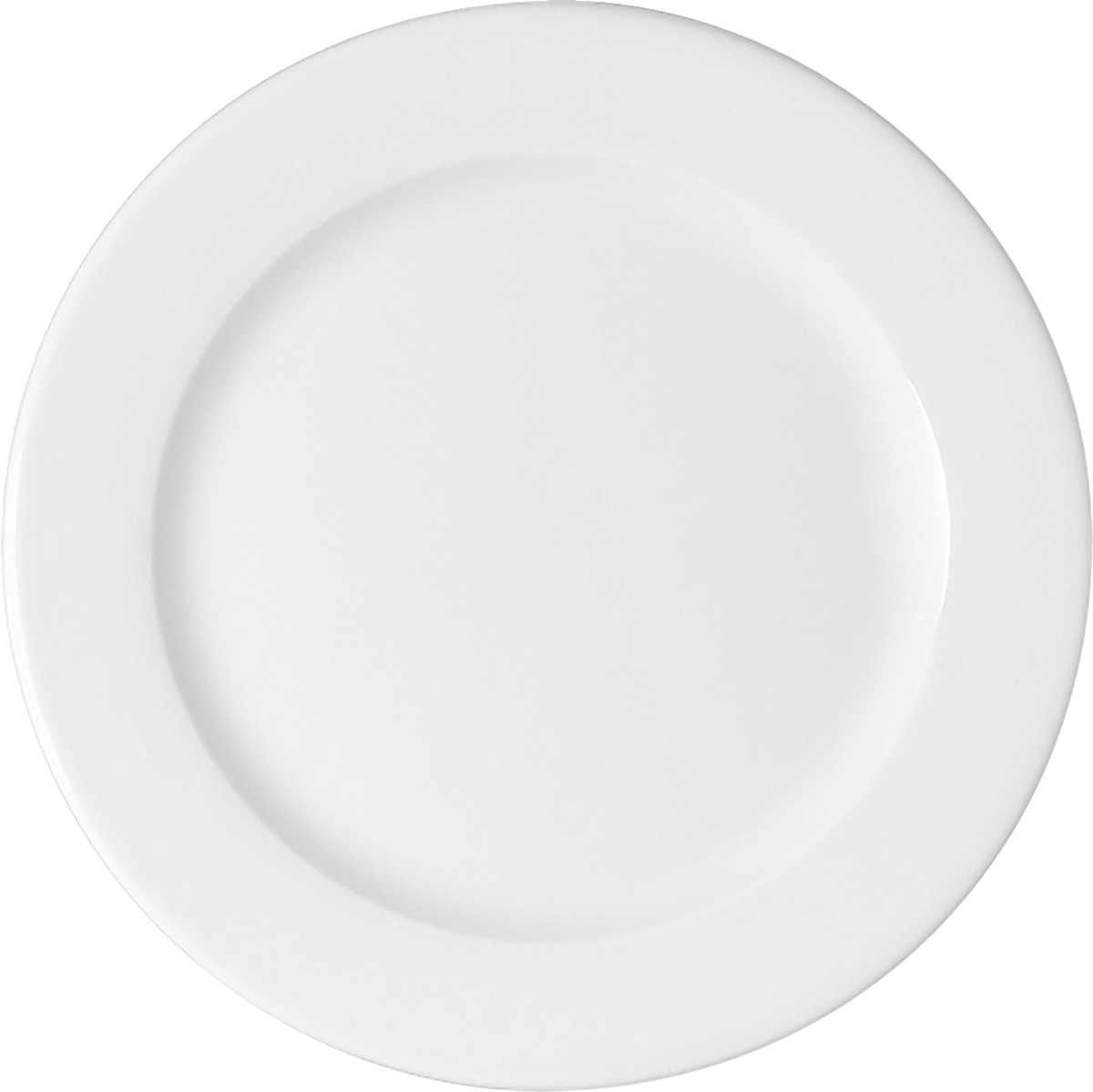 Plate flat round with rim 32cm