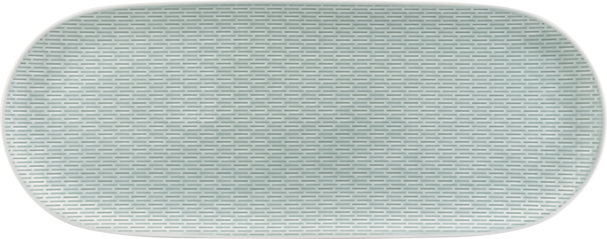 Platter oval coupe structure SEA 46x18cm