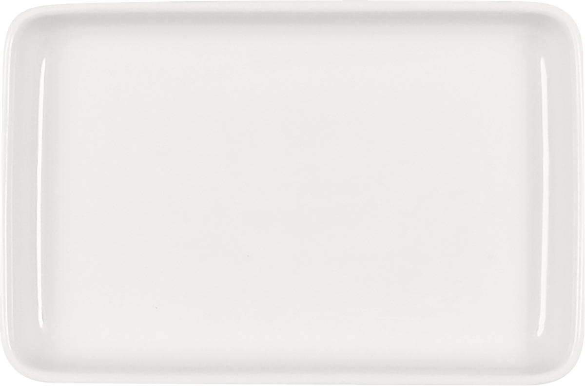 Platter rectangular embossed 18x12cm