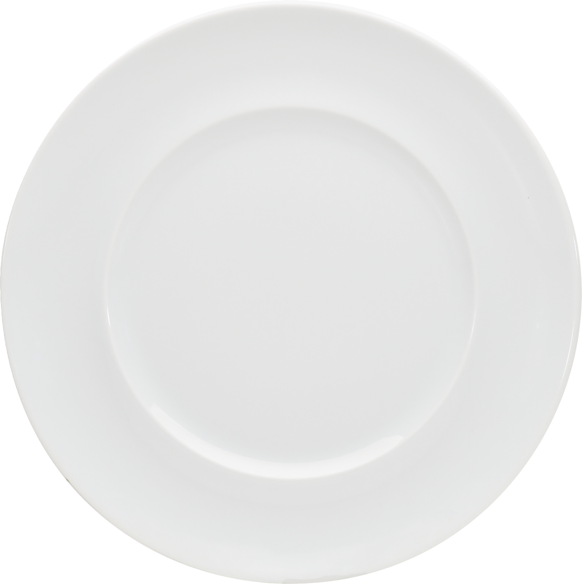 Plate flat round with rim 26cm