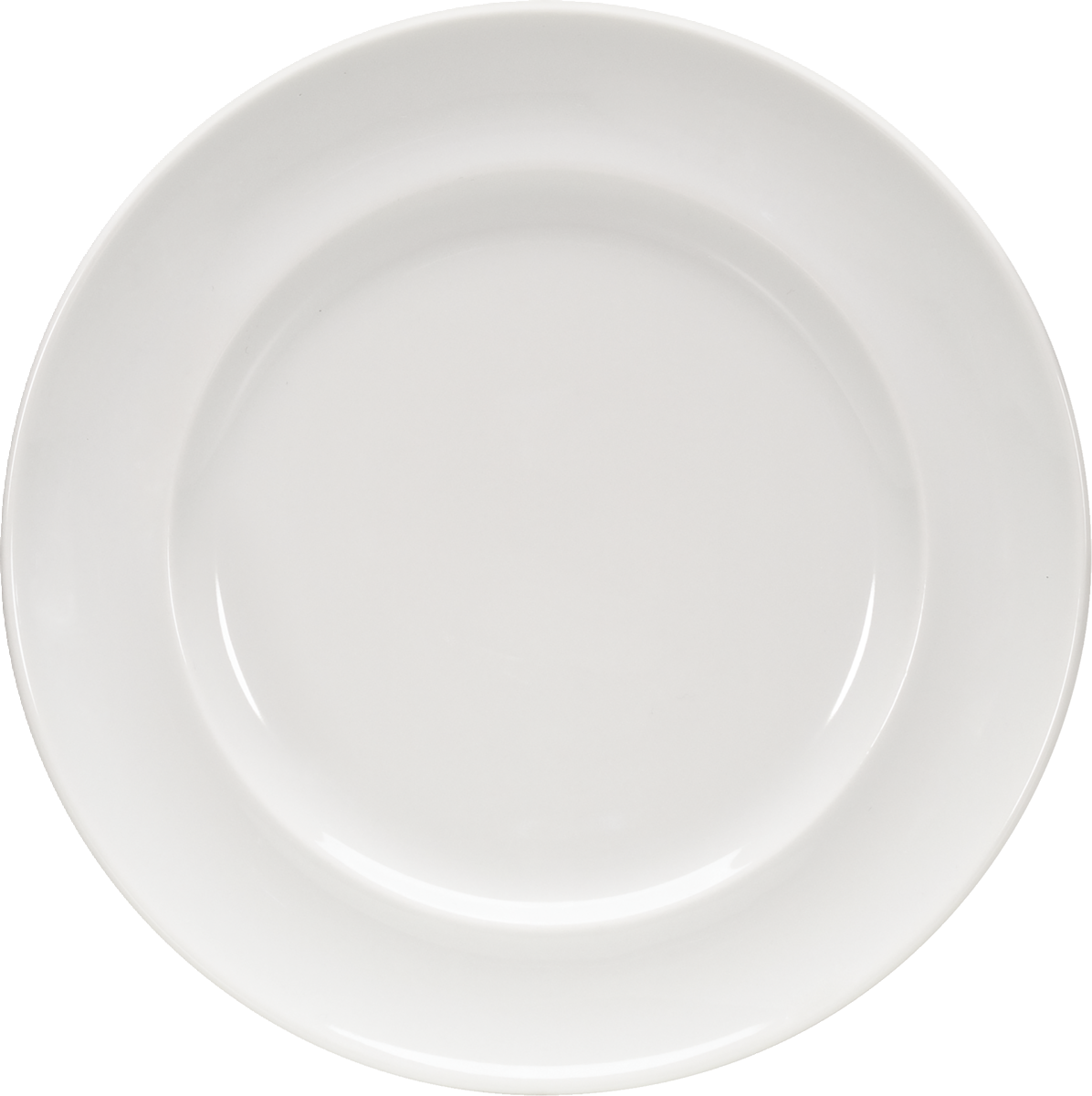 Plate flat round narrow rim 16cm