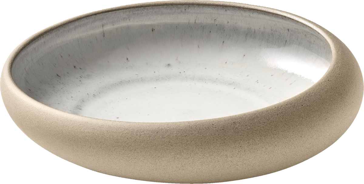 Plate half-deep round coupe light 17cm