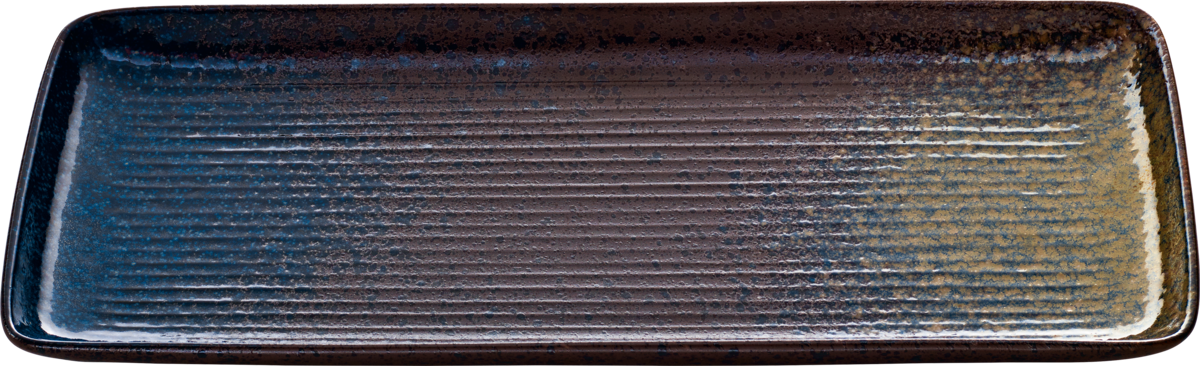 Platter rectangular embossed 27x12cm