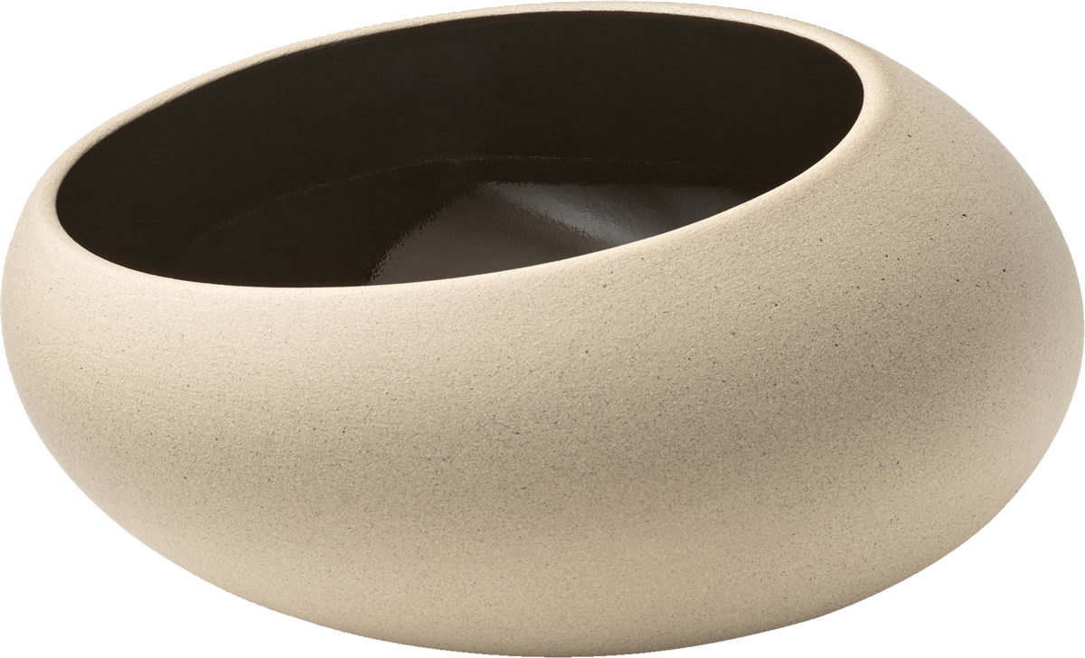 Bowl round black 15cm/0.50l