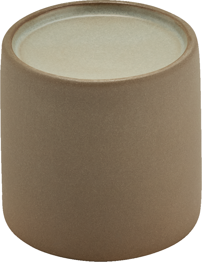 Cup/Plateau beige/grey 0.09l