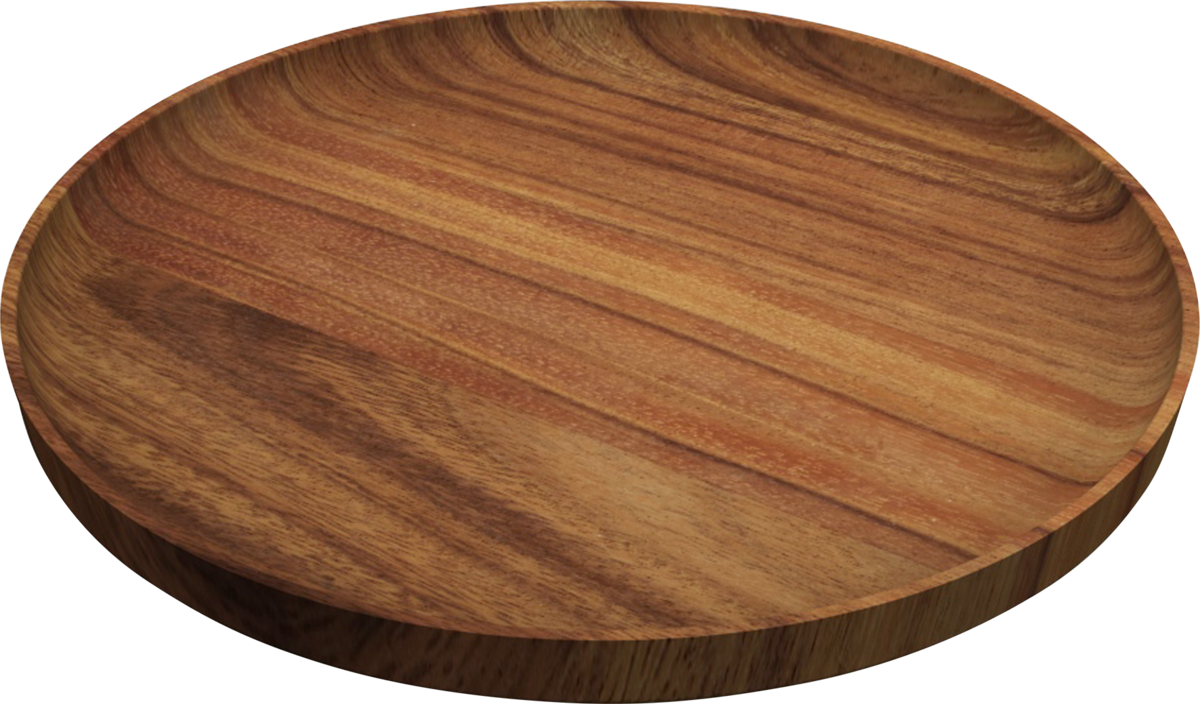 Plate flat round 15cm