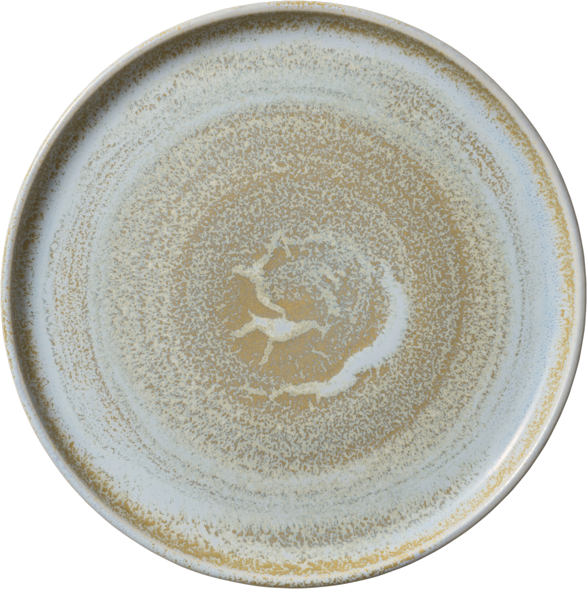 Plate round flat high rim 27cm