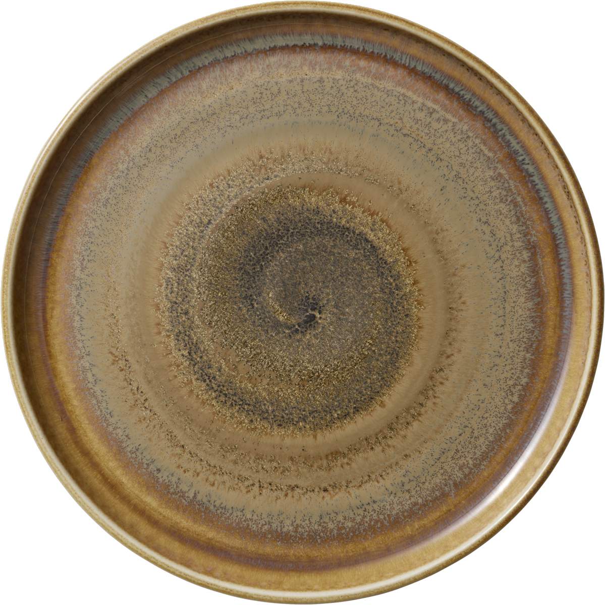 Plate round flat high rim 27cm