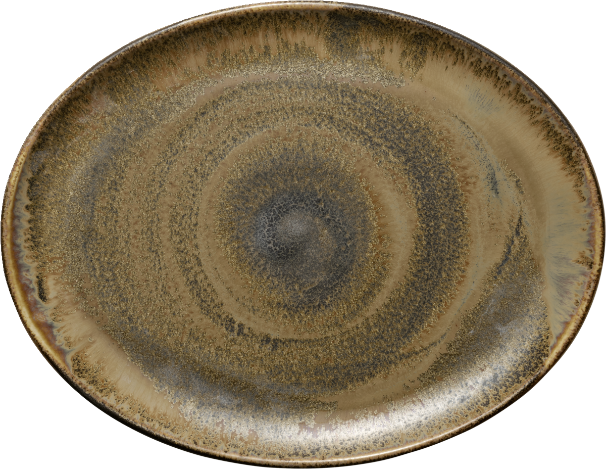 Platter oval coupe 36x28cm