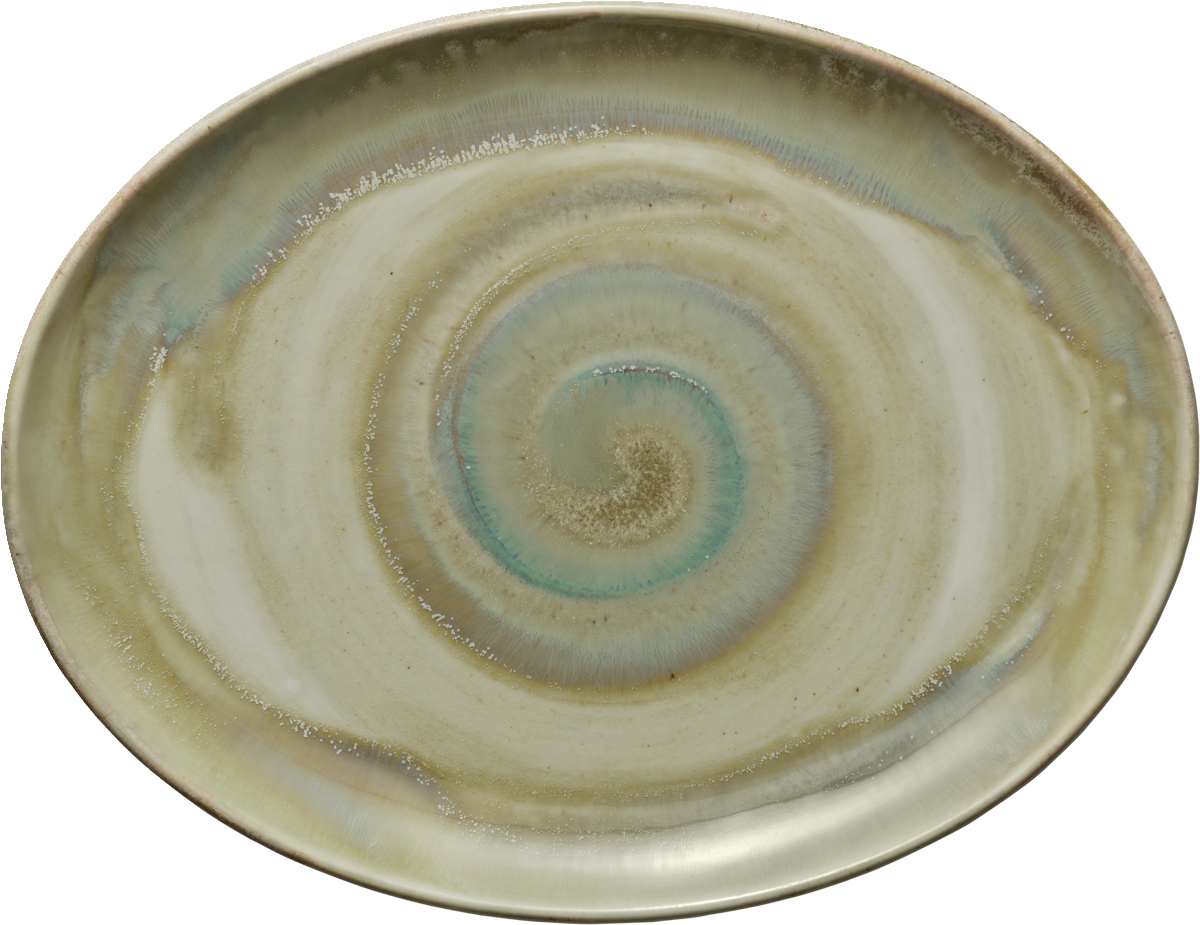 Platter oval coupe 36x28cm