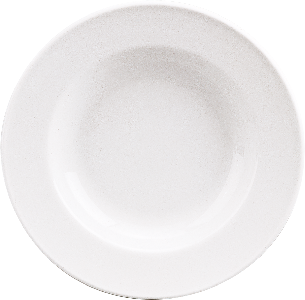 Plate deep round with rim 23cm