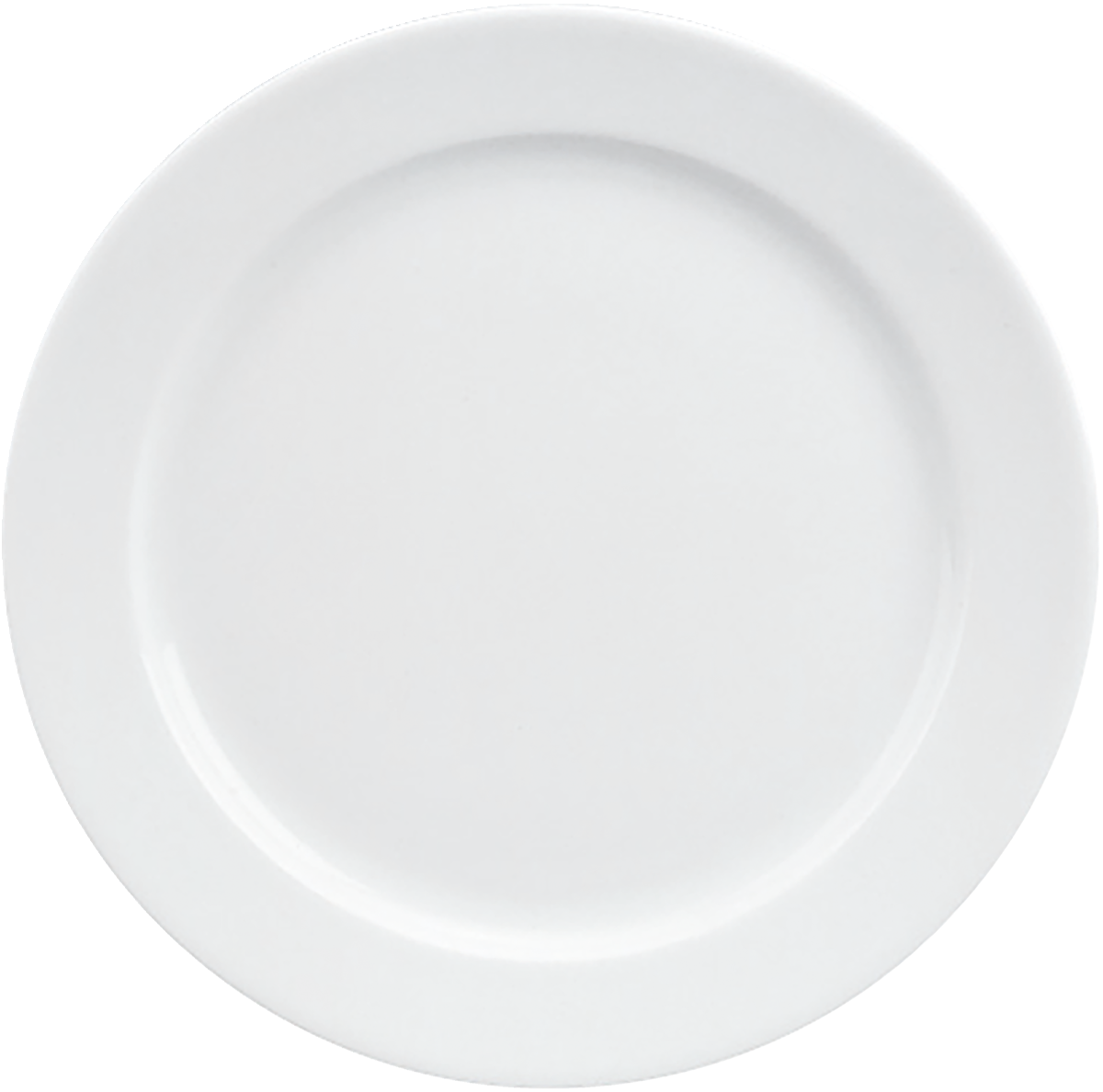 Plate flat round with rim 24cm