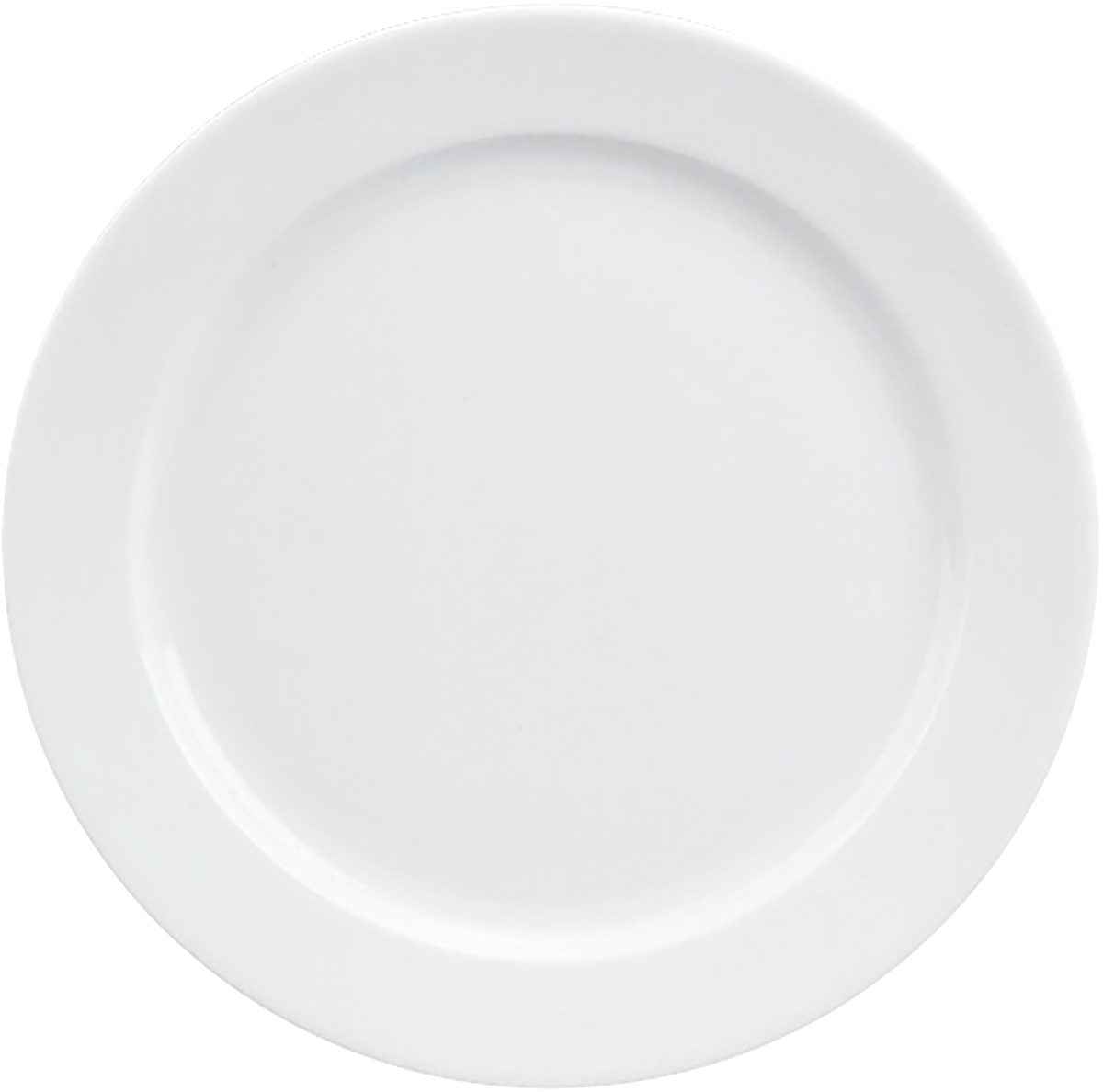 Plate flat round with rim 26cm