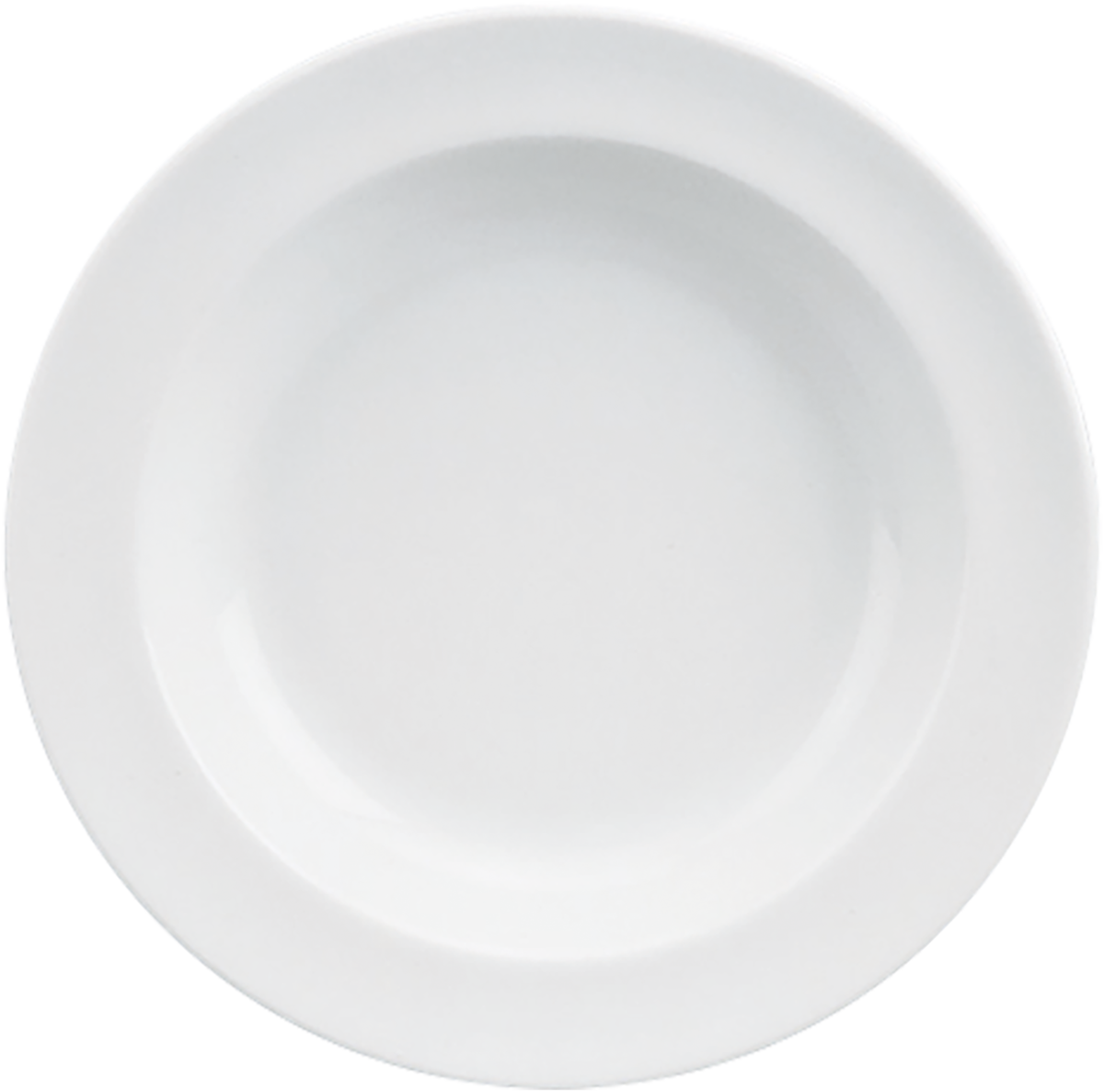 Plate deep round with rim 27cm