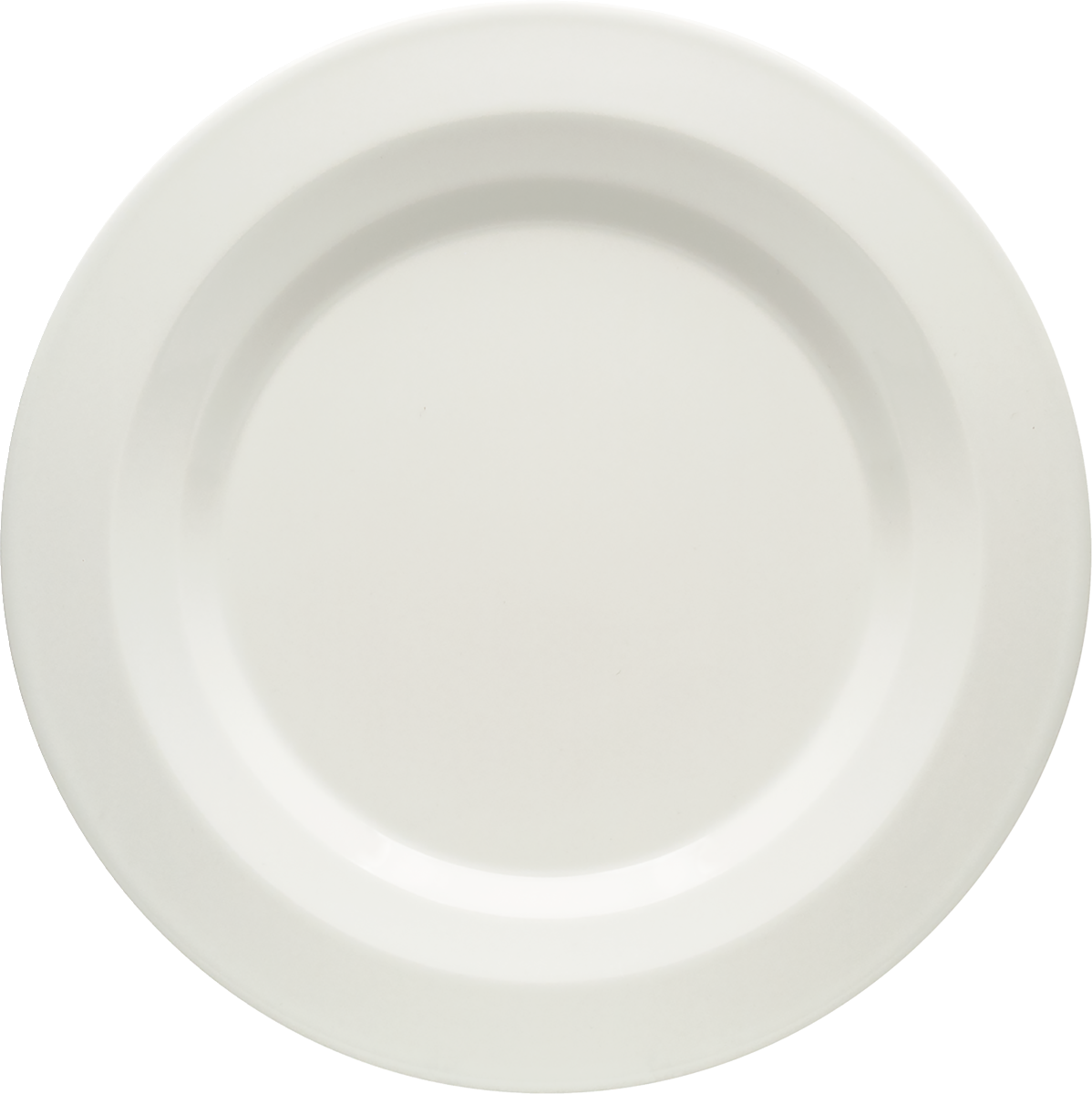 Plate flat round with rim 31cm