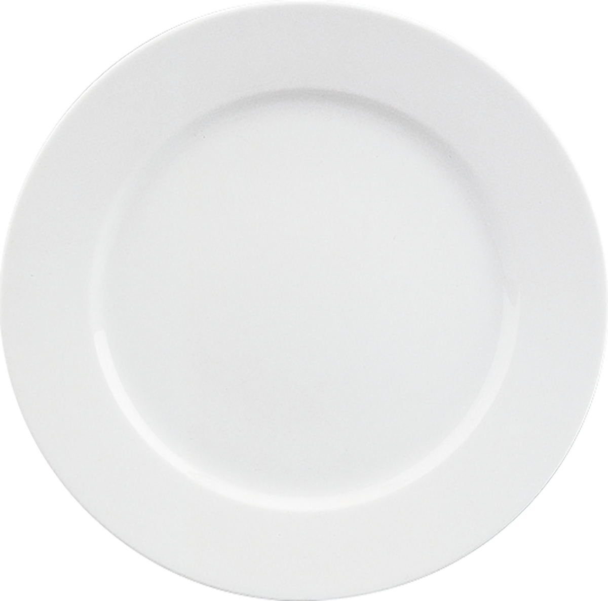 Plate flat round with rim 21cm