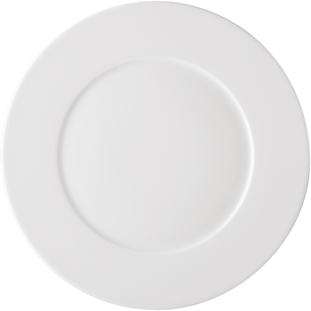 Plate flat round with rim 31cm