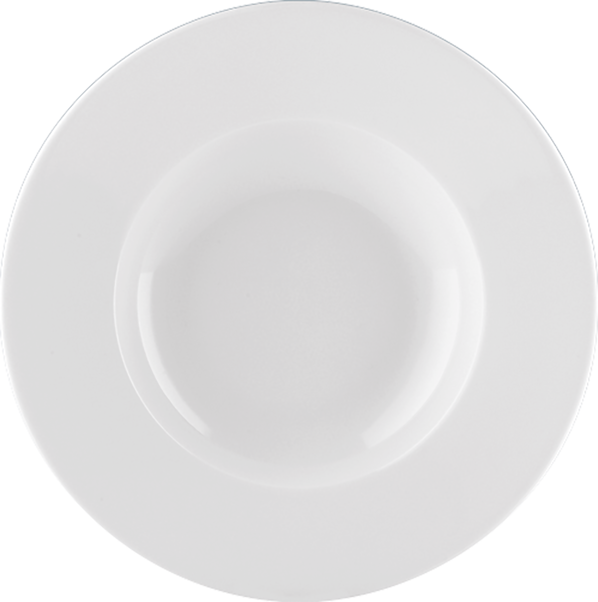 Plate deep round with rim 28cm