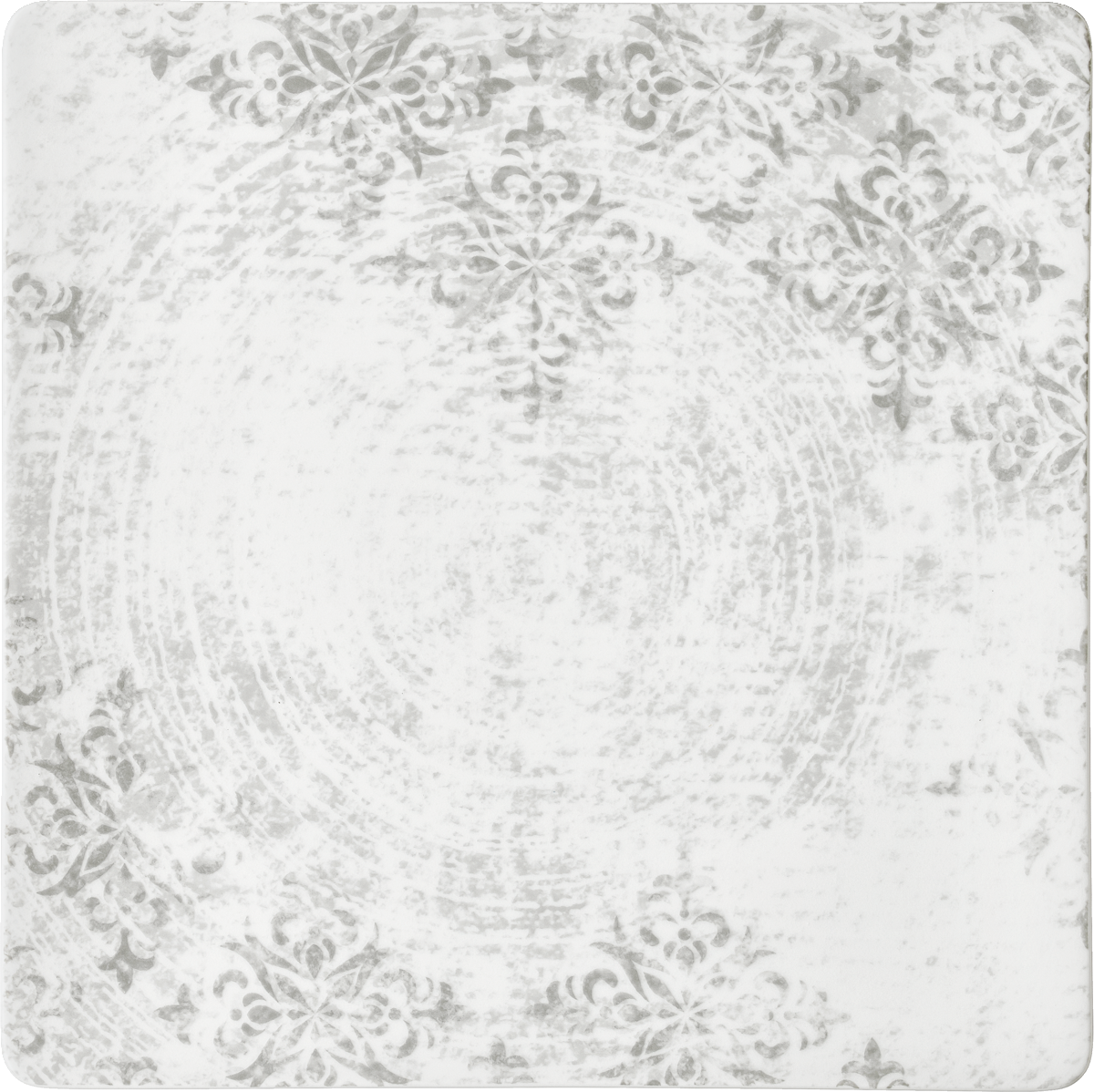 Plate flat square coupe 24cm