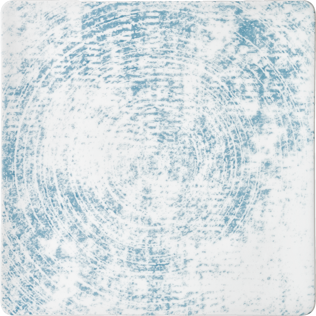 Plate flat square coupe 20cm