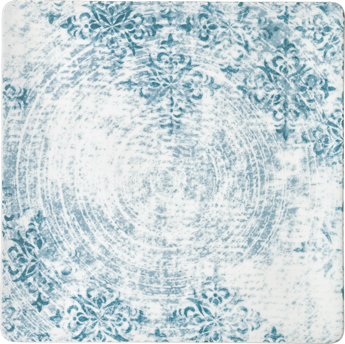 Plate flat square coupe 20cm