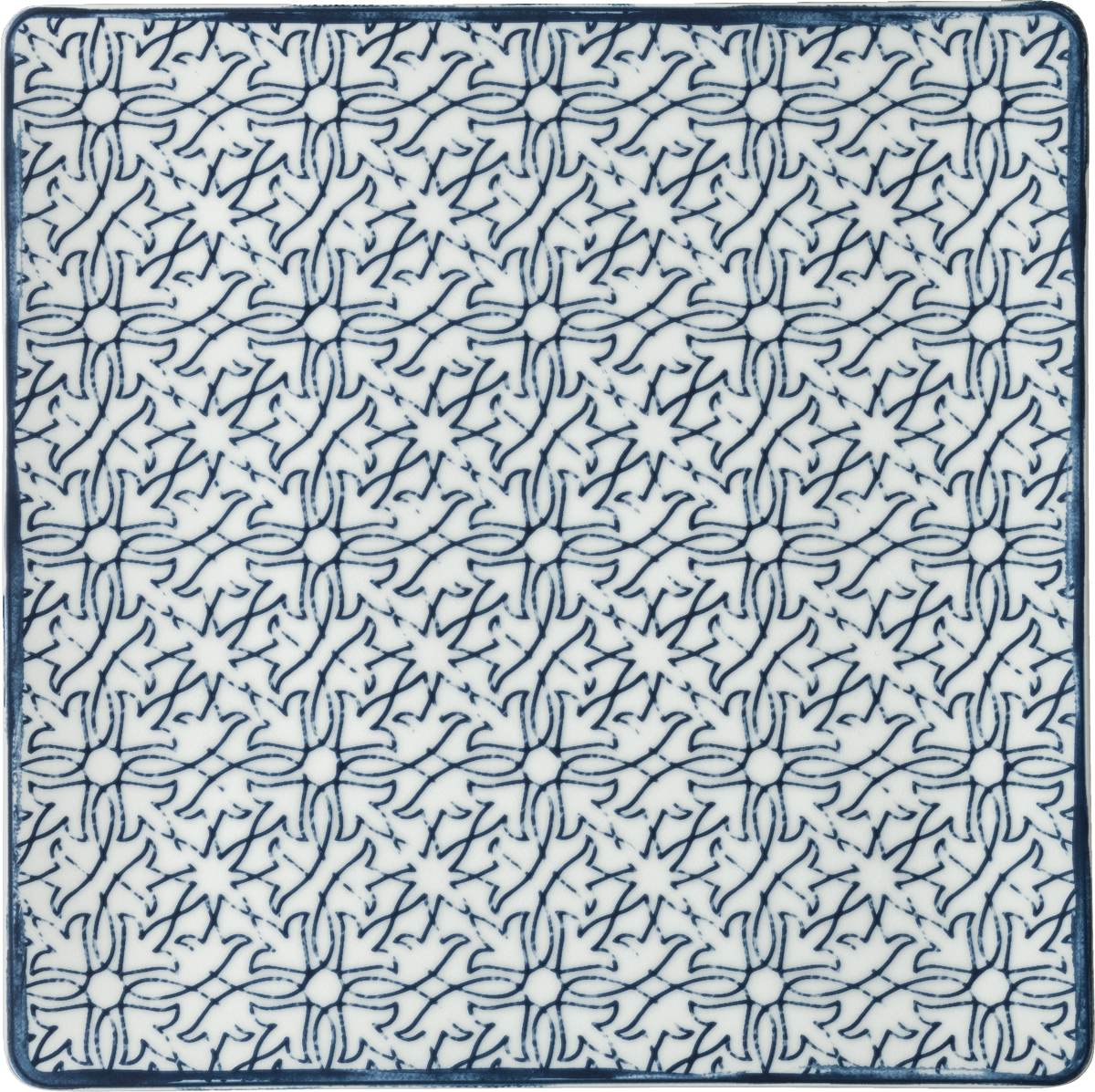 Plate flat square coupe 27cm