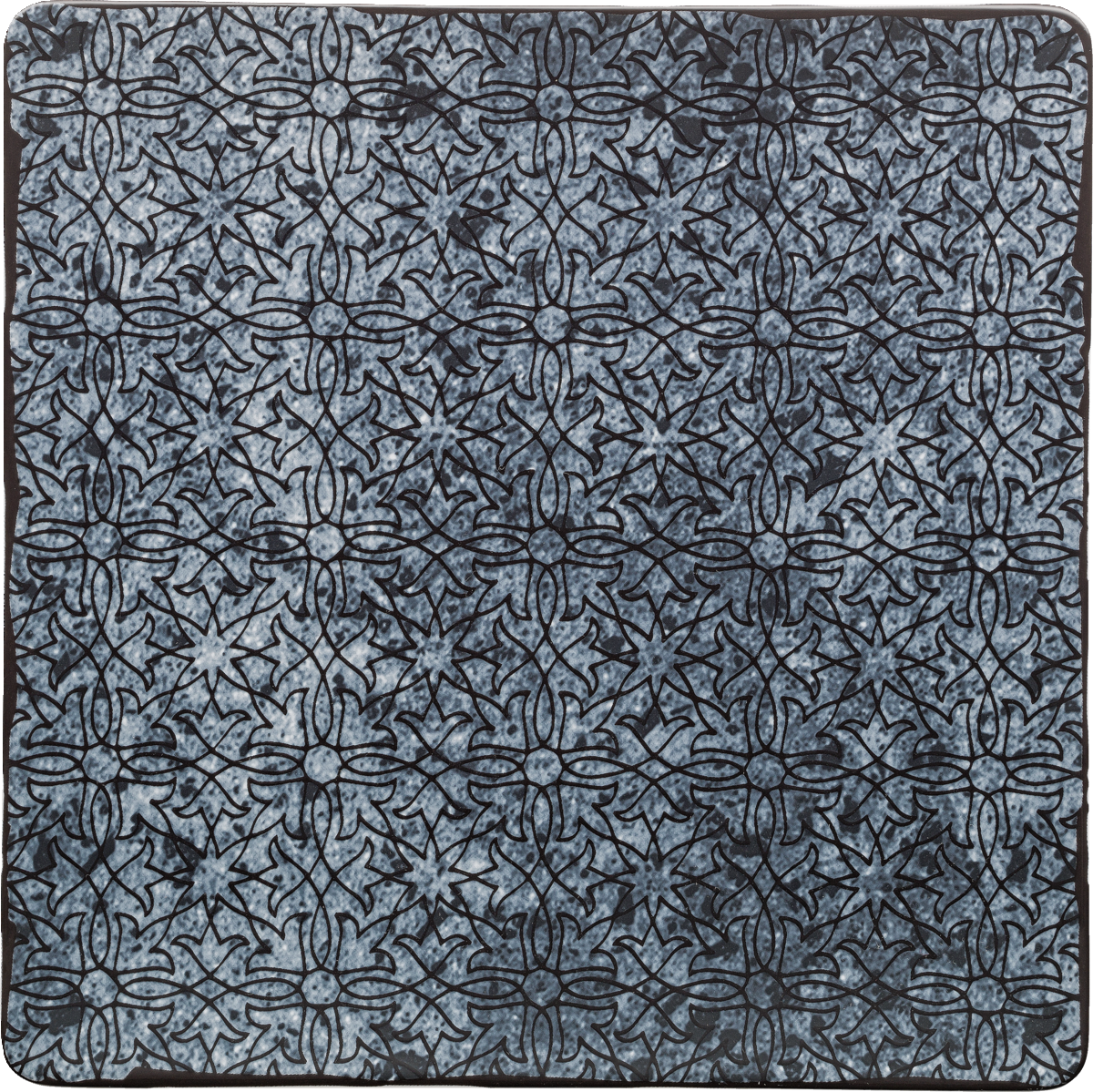 Plate flat square coupe 27cm