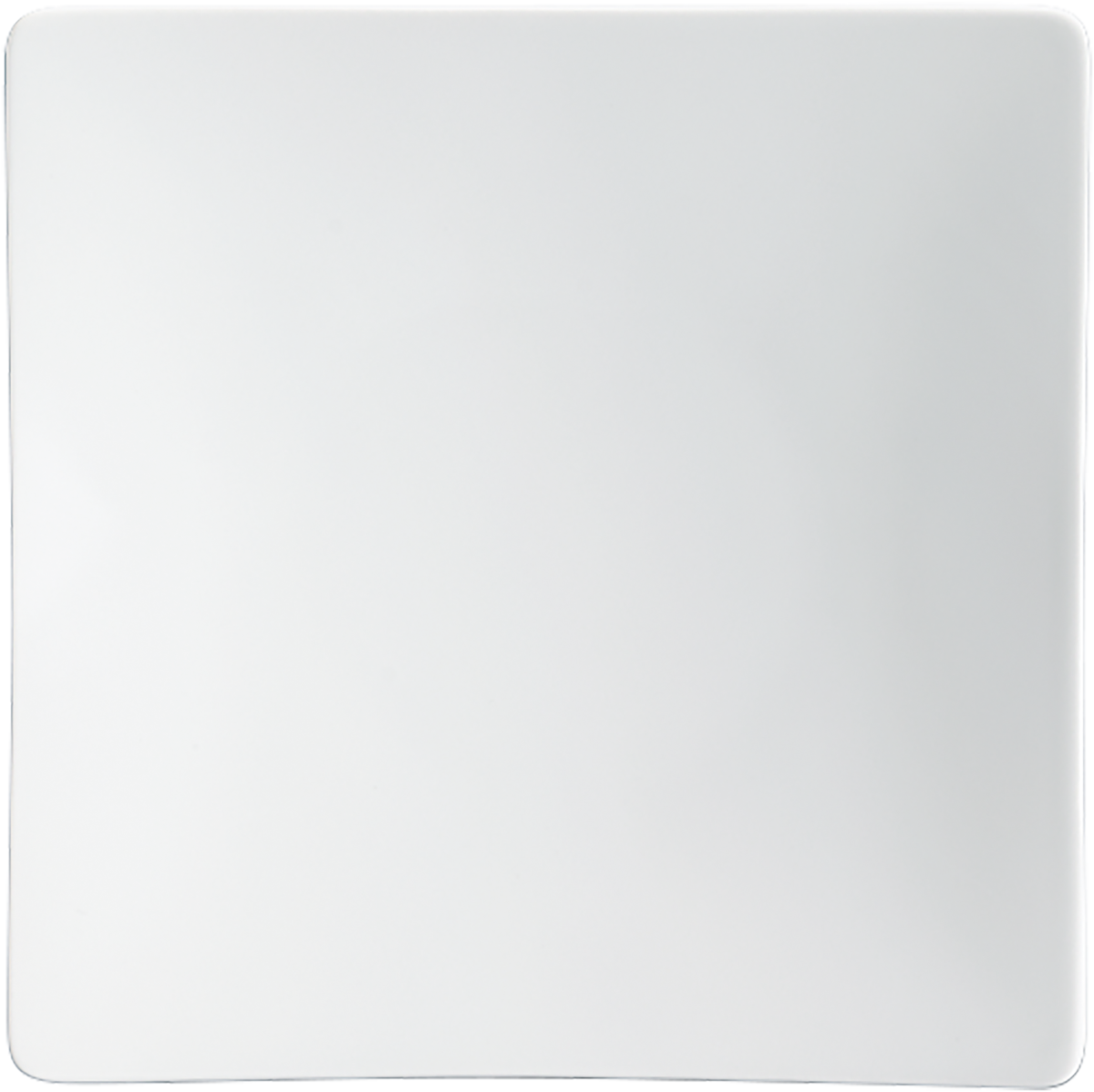 Plate half-deep square coupe 12cm