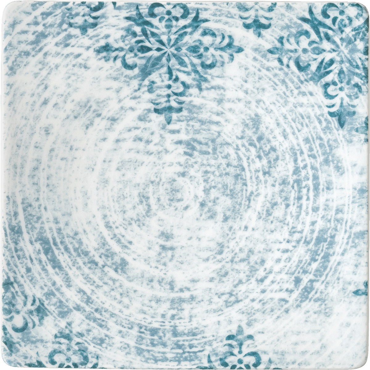 Plate half-deep square coupe 24cm