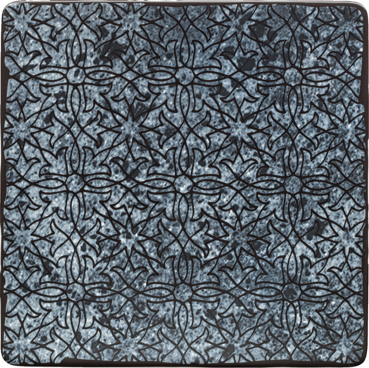 Plate half-deep square coupe 12cm