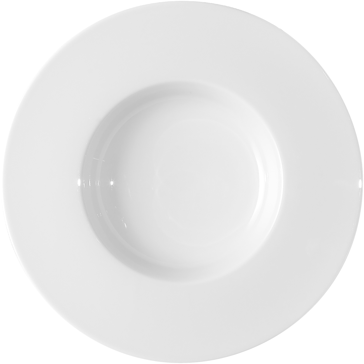 Plate deep round with rim 24cm