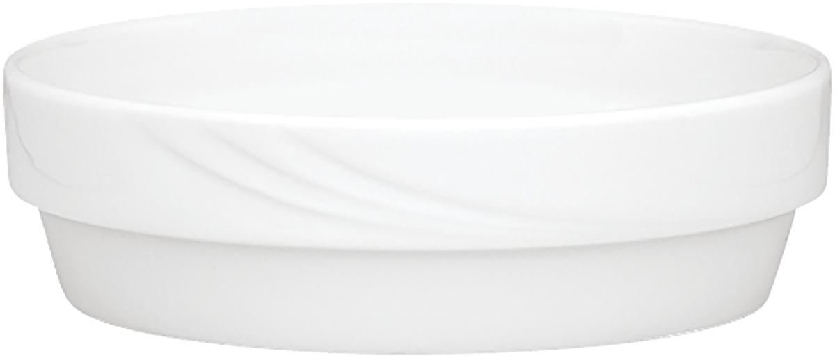 Stew-dish round stackable embossed 17cm/0.85l