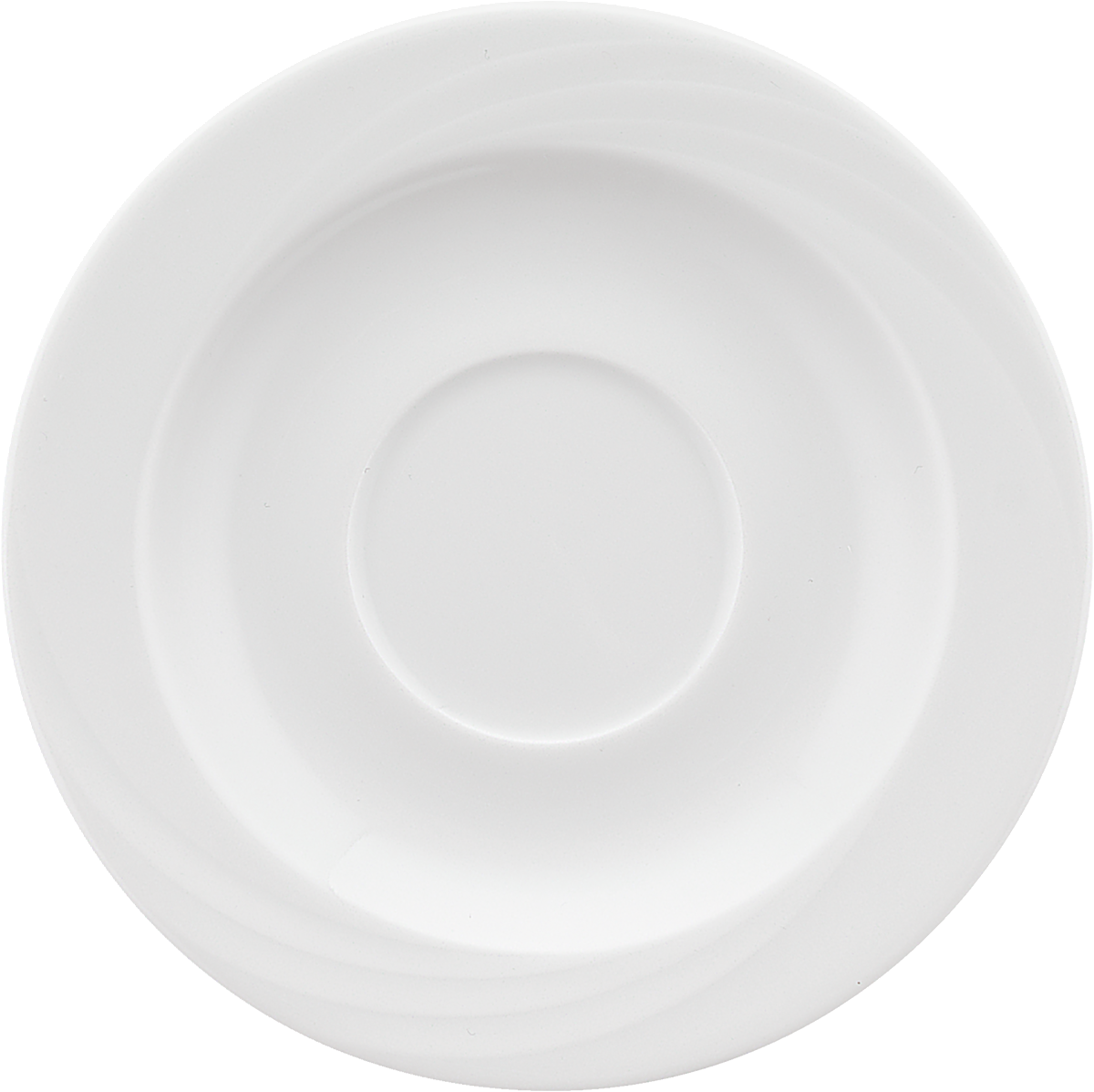 Combi saucer round embossed 16cm