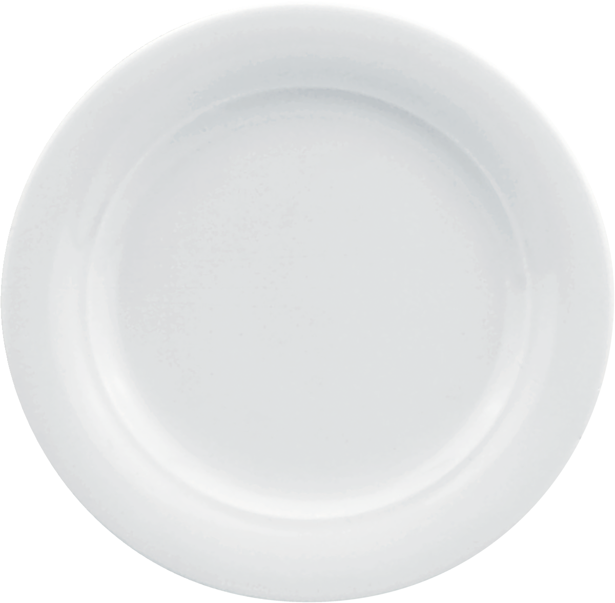 Plate flat round with rim 31cm