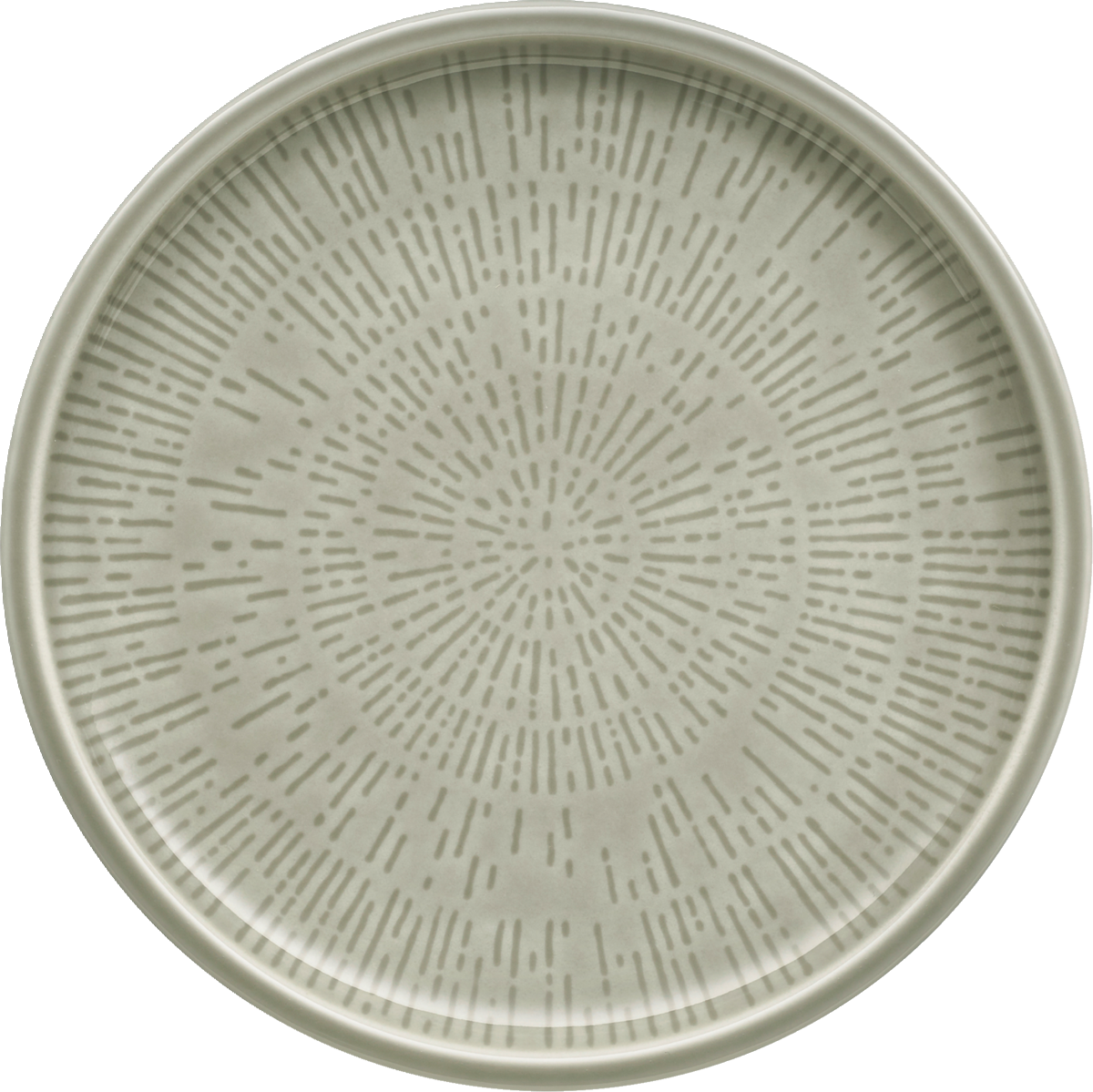 Plate flat round coupe structure STEAM 17cm