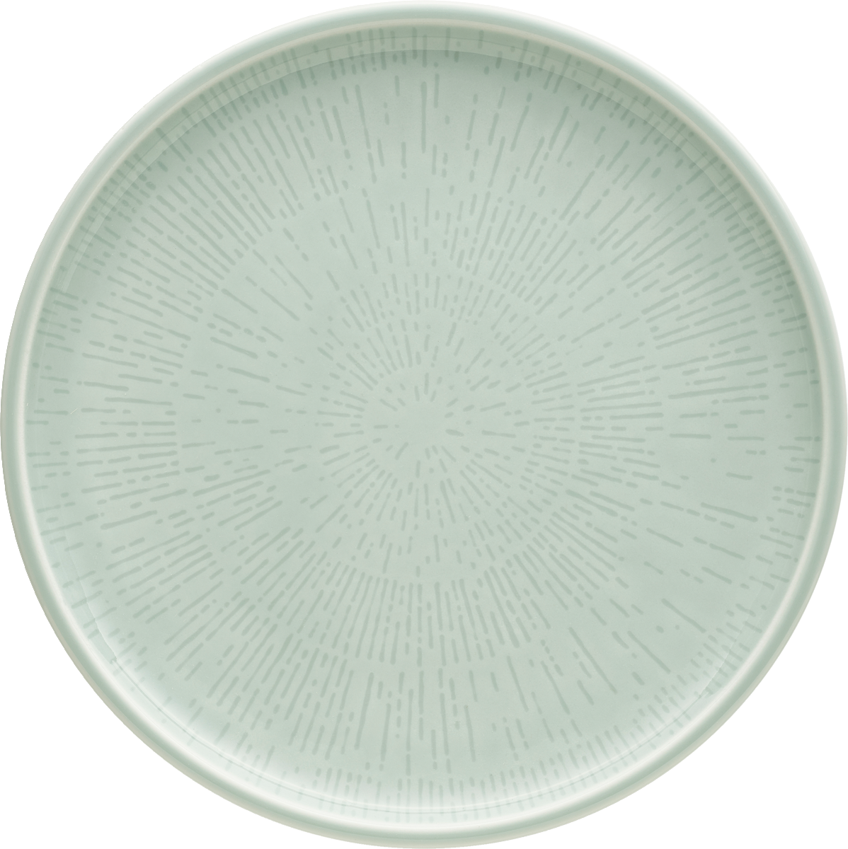 Plate flat round coupe structure FROST 21cm