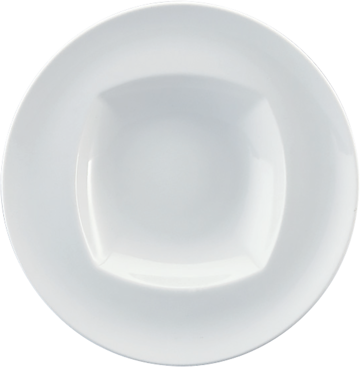 Plate deep round with rim 22cm