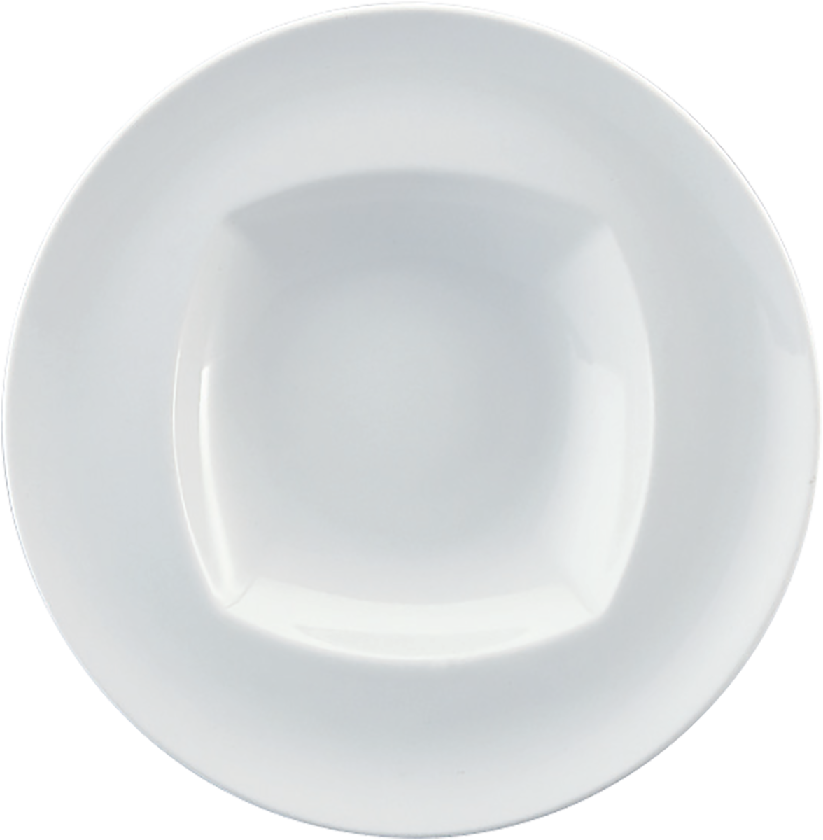 Plate deep round with rim 26cm