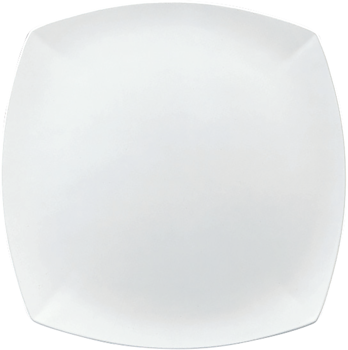 Plate flat foursquare coupe 33cm