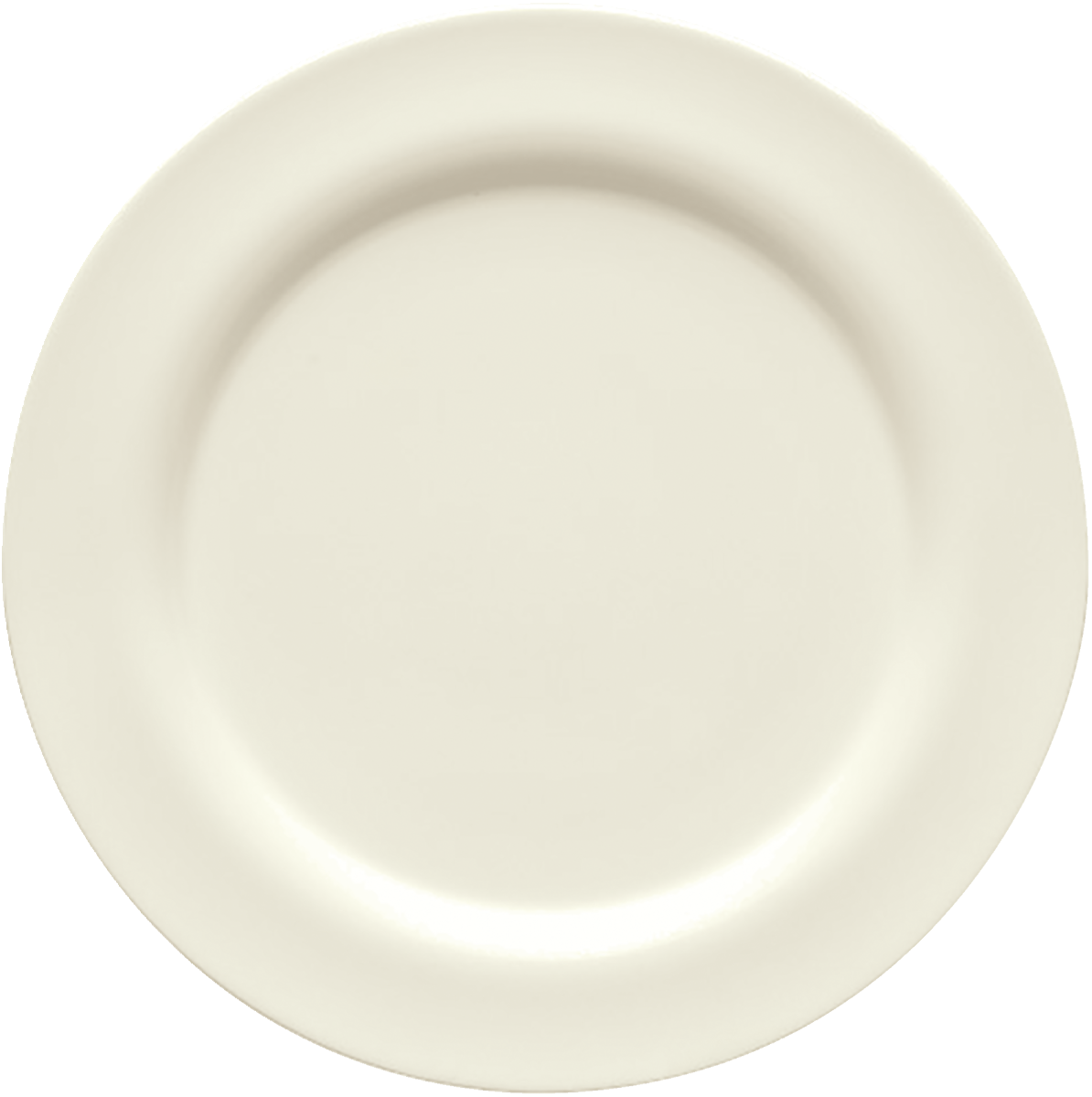 Plate flat with rim plain 16 cm