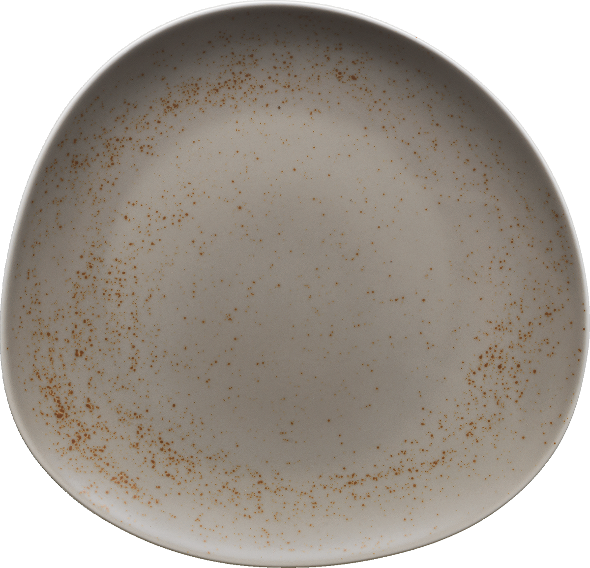 Plate flat asymmetric coupe 12cm